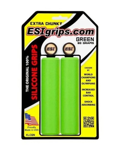 Chwyty rowerowe ESI Grips Extra Chunky zielone