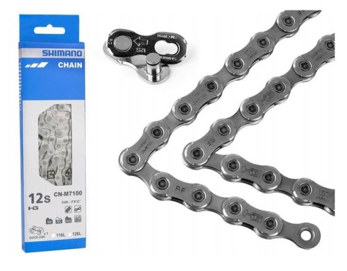 Łańcuch Shimano SLX / 105 M7100 12s 126L spinka - BOX