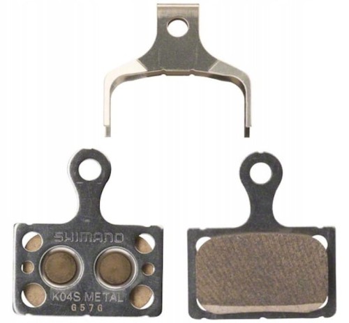 Klocki hamulcowe okładziny SHIMANO K04S metaliczne - BOX