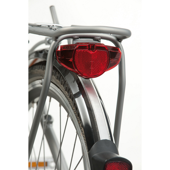 Lampka rowerowa tylna AXA Spark 50-80mm - na baterie 2xAAA