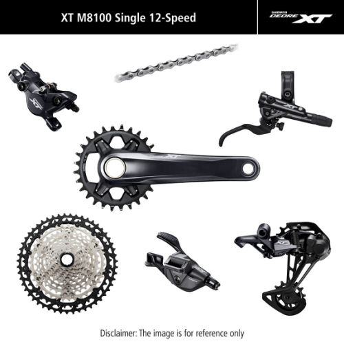 Grupa Shimano XT M8100 Hamulce Tarczowe 2 Tłoczkowe 175 mm, 32T, 10-51 I-spec EV