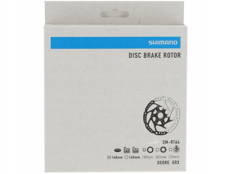 Tarcza hamulcowa Shimano Deore SM-RT64 Center Lock 140mm