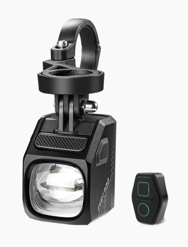Lampka przednia MAGICSHINE EVO 1700 BLACK, 1700 lumenów - Czarna - z chwytem
