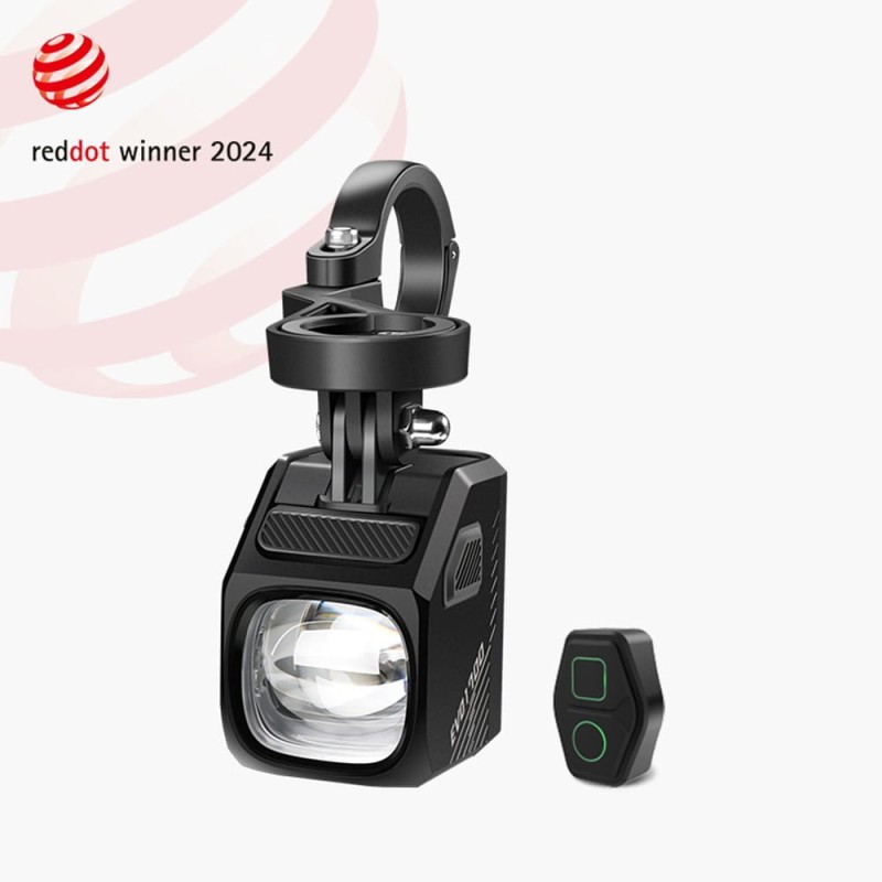 Lampka przednia MAGICSHINE EVO 1700 BLACK, 1700 lumenów - Czarna - z chwytem