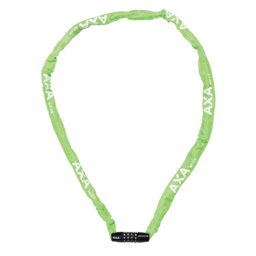Zapięcie rowerowe - Łańcuch AXA Rigid RCC 120cm/3,5mm zielony - na szyfr