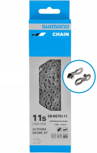 Łańcuch Shimano XT Ultegra CN-HG701 11rz 138L spinka - BOX