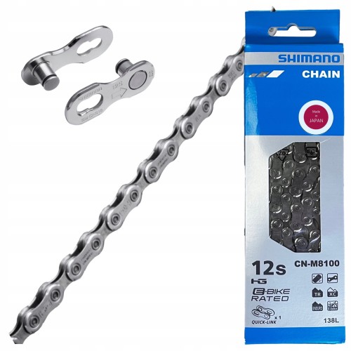 Łańcuch Shimano XT M8100 12s 138L spinka - BOX