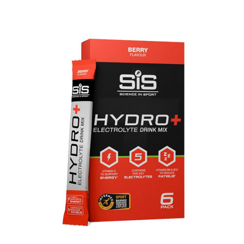 Elektrolity w saszetkach SIS GO Hydro+ Jagoda Powder 6x4,5g