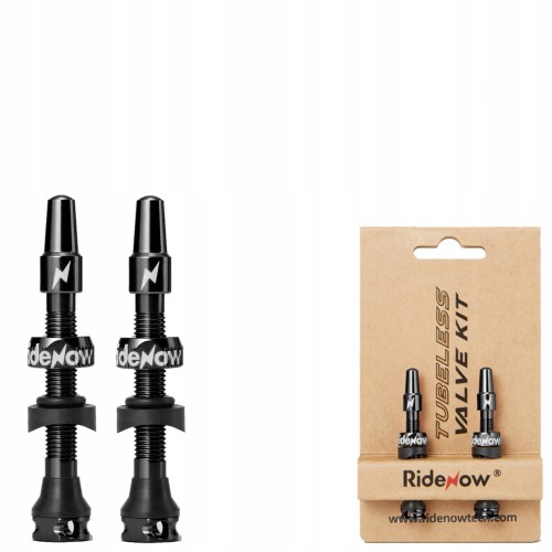 Wentyle TUBELESS RideNow Aluminiowe - super lekkie 2szt - 45mm