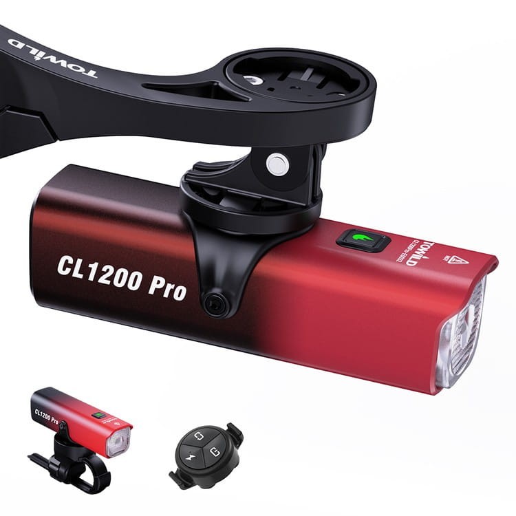 Lampka-rowerowa-przednia-Towild-CL1200-PRO-5000mAh-ALC-01-AS90