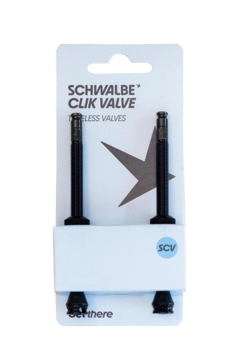 Zawory wentyle Tubeless Schwalbe Clik Valve  60mm 2szt. + kluczyk