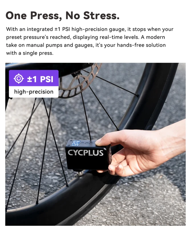 Mini pompka elektryczna  Cycplus AS2 PRO - akumulatorowa