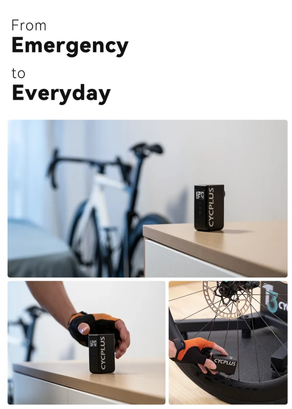 Mini pompka elektryczna  Cycplus AS2 PRO - akumulatorowa