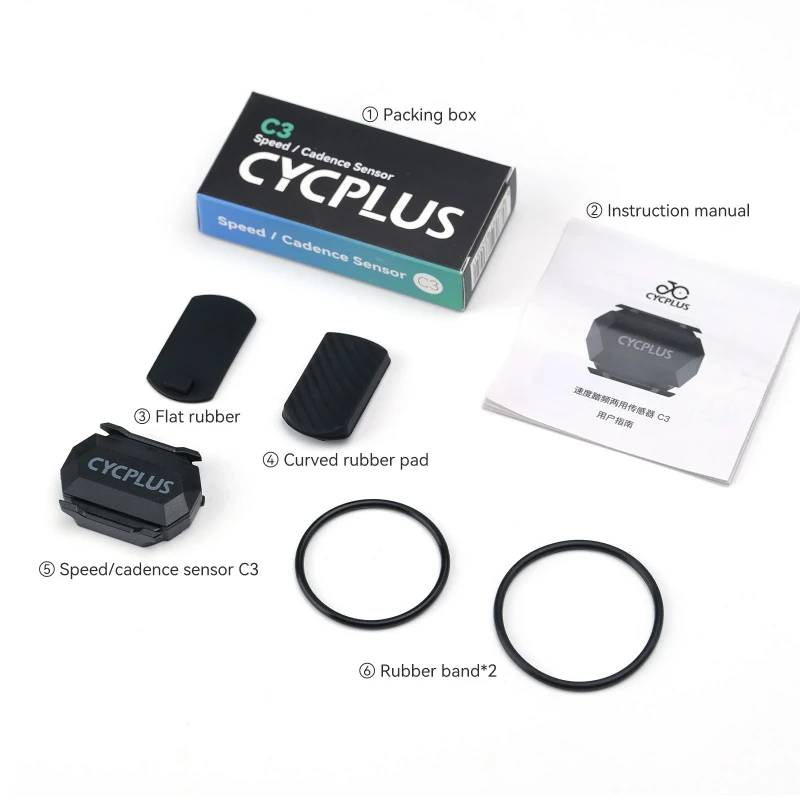 Czujnik kadencji i prędkości - Cycplus C3