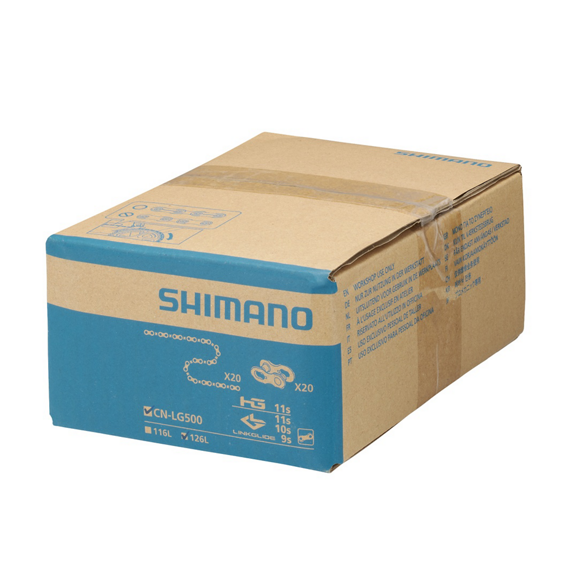 Łańcuch Shimano CN-LG500 Linkglide E-BIKE 126L 9/10/11rz. spinka