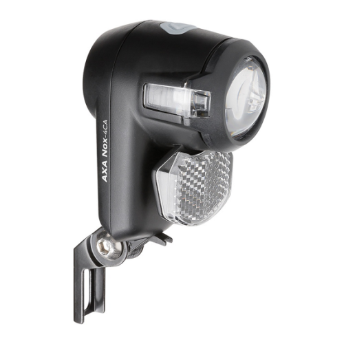 Lampka rowerowa przednia AXA NOX CITY 4 - na baterie AA - 4lm