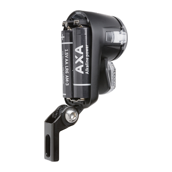 Lampka rowerowa przednia AXA NOX CITY 4 - na baterie AA - 4lm