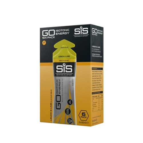 SiS Go isotonic  Żel energetyczny cytryna limonka - zestaw 6x60ml