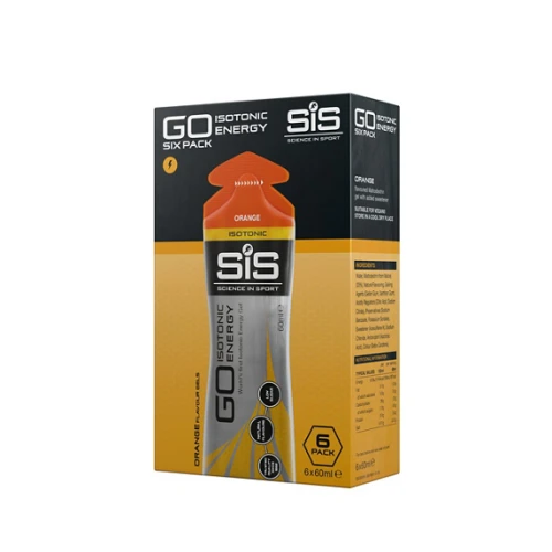 SiS Go isotonic  Żel energetyczny orange - zestaw 6x60ml