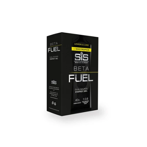 Zestaw 6 x Żel energetyczny SIS BETA FUEL GEL + Nootropics cytryna-limonka  60ml