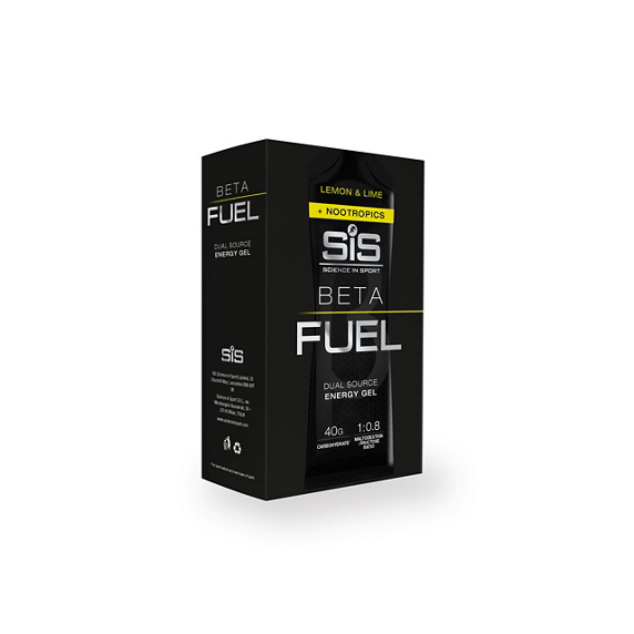 Zestaw 6 x Żel energetyczny SIS BETA FUEL GEL + Nootropics cytryna-limonka  60ml