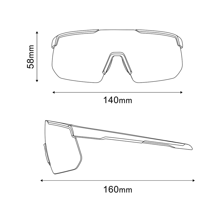 Okulary Shimano S-phyre Ridescape Road - SPHR2 - białe