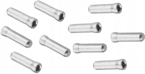 Jagwire końcówki linki 1,8 mm srebrne ALU 10 szt.