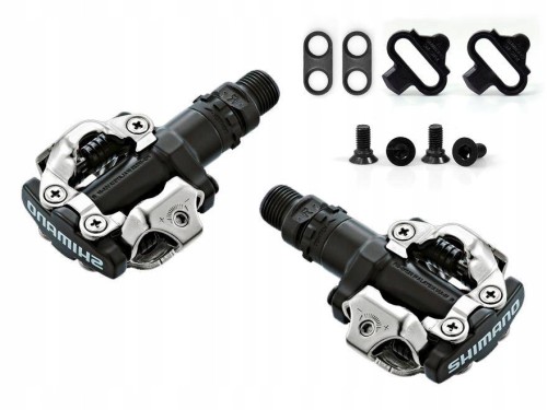 Pedały Shimano SPD PD-M520 czarne + bloki SM-SH51