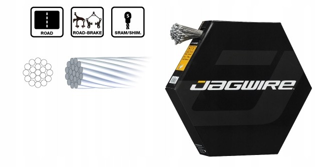 JAGWIRE-linka-hamulca-ROAD-1,6x2000mm-NIERDZEWNA