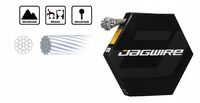 JAGWIRE-linka-hamulca-MTB-1,6 x 2000mm-NIERDZEWNA