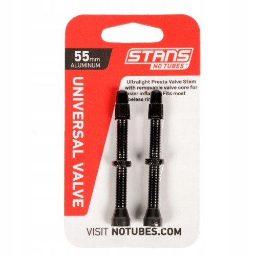 Wentyle Stans No Tubes 55mm Aluminiowe 2 szt.