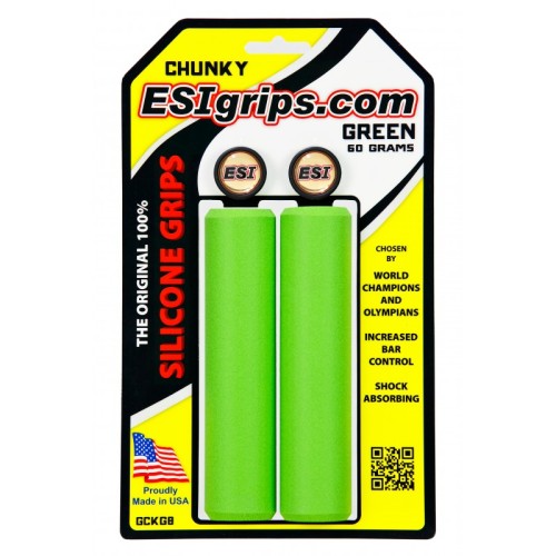 Chwyty rowerowe ESI Grips Chunky - zielone